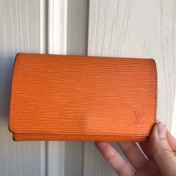 Louis Vuitton Handbags - AUTHENTIC Louis Vuitton Vintage Orange Wallet